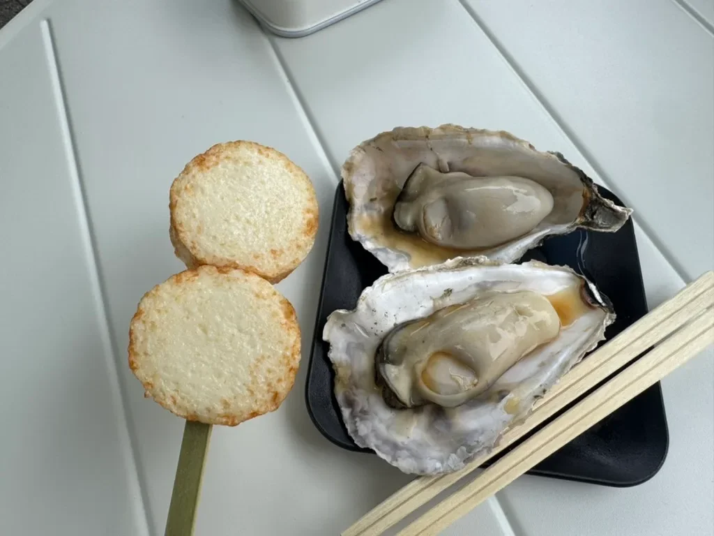 げんぞうの焼き牡蠣と松島蒲鉾本舗の「むう」